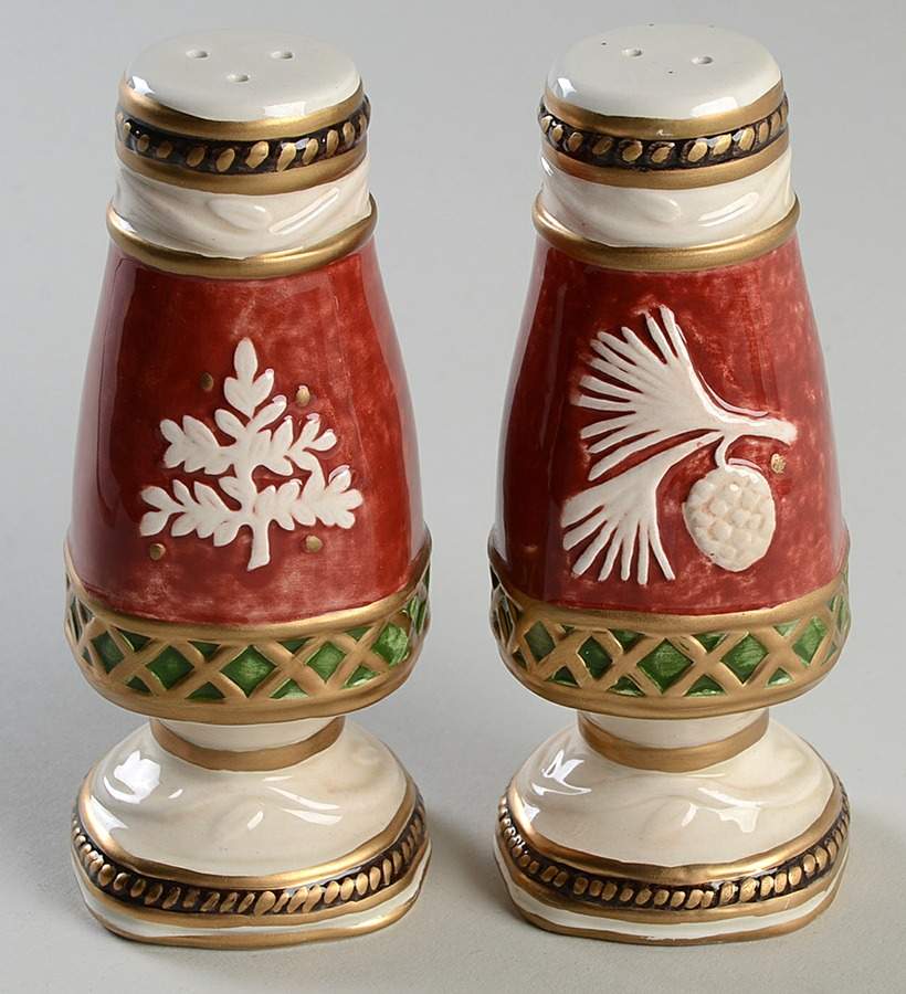 Holiday Solstice Salt & Pepper Set by Fitz & Floyd-1