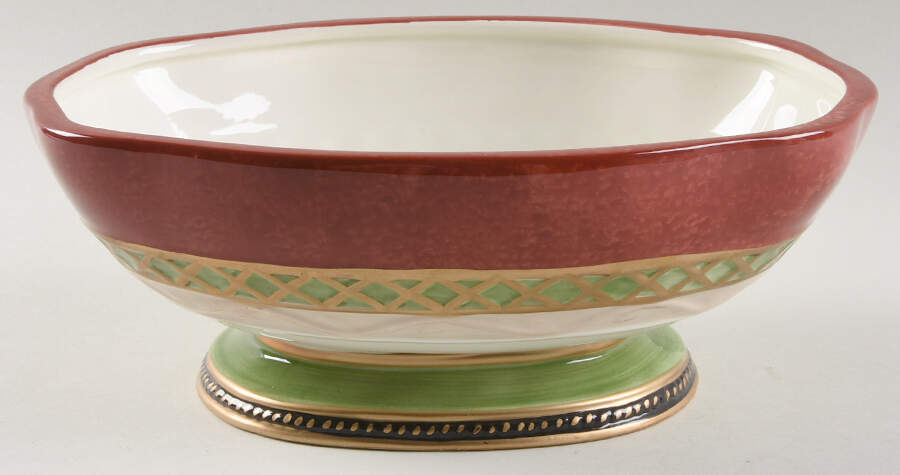 Holiday Solstice Oval Vegetable No Lid by Fitz and Floyd-1
