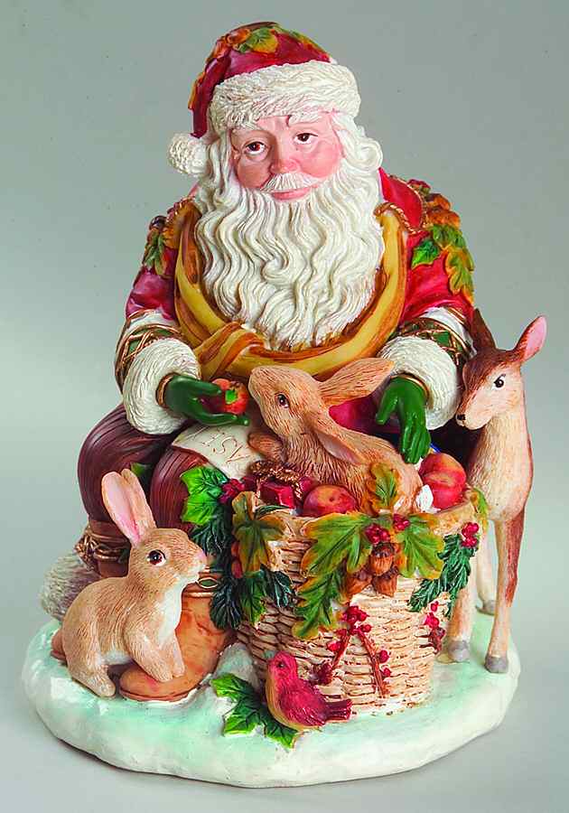Holiday Solstice Musical Figurine by Fitz & Floyd-1