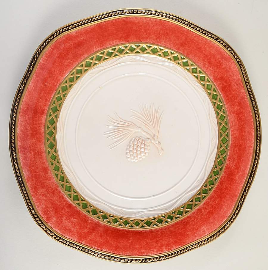 Holiday Solstice 12" Chop Plate (Round Platter) by Fitz and Floyd-1