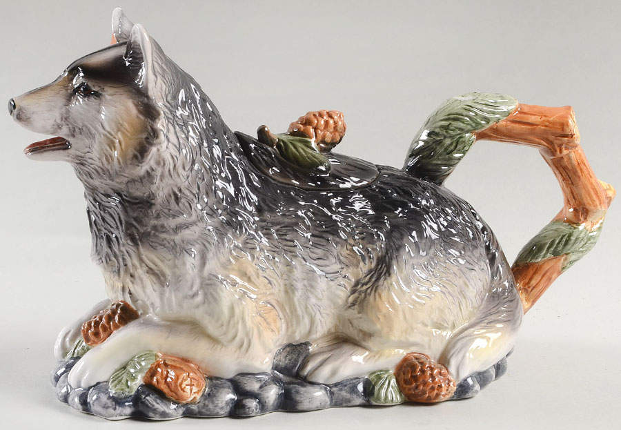 Sequoia Animals Teapot & Lid by Fitz & Floyd-1