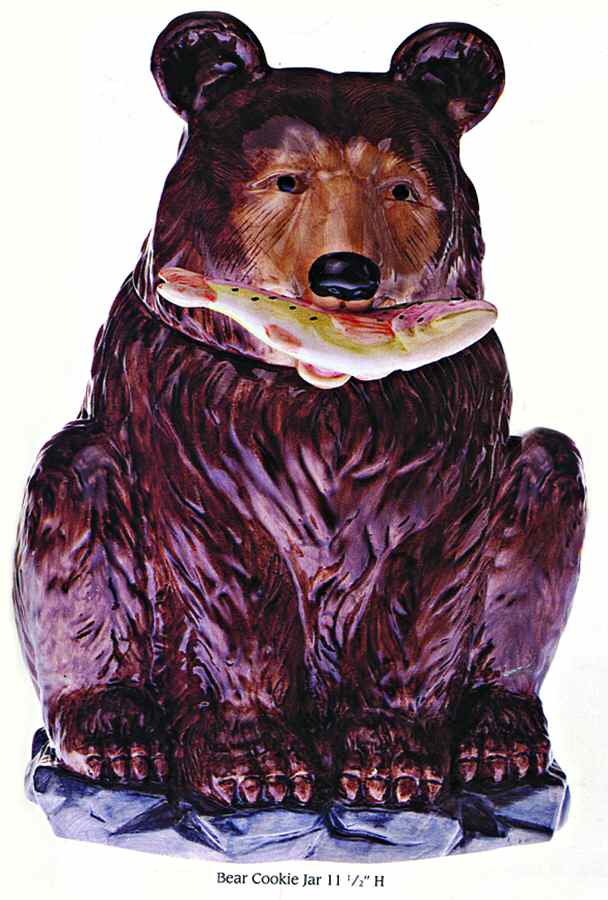 Sequoia Animals Cookie Jar & Lid by Fitz & Floyd-1