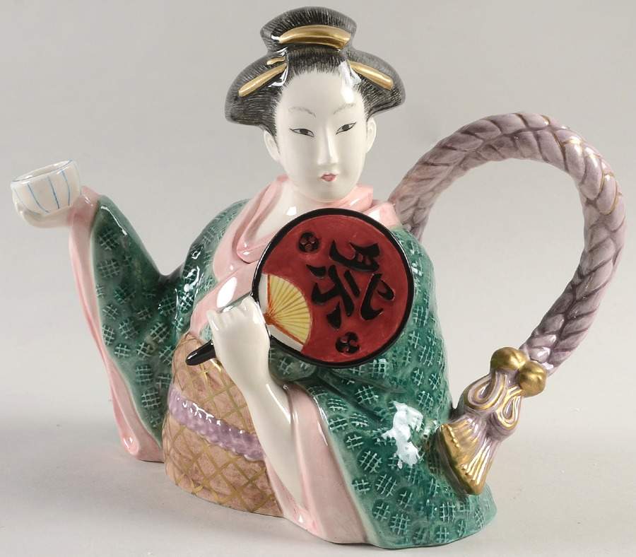 Kyoto Festival Teapot & Lid by Fitz & Floyd-1