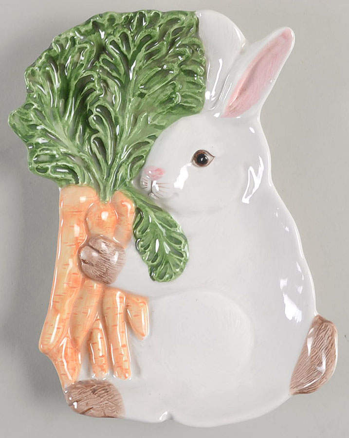 Welsh Rabbit Canape Plate by Fitz & Floyd-1