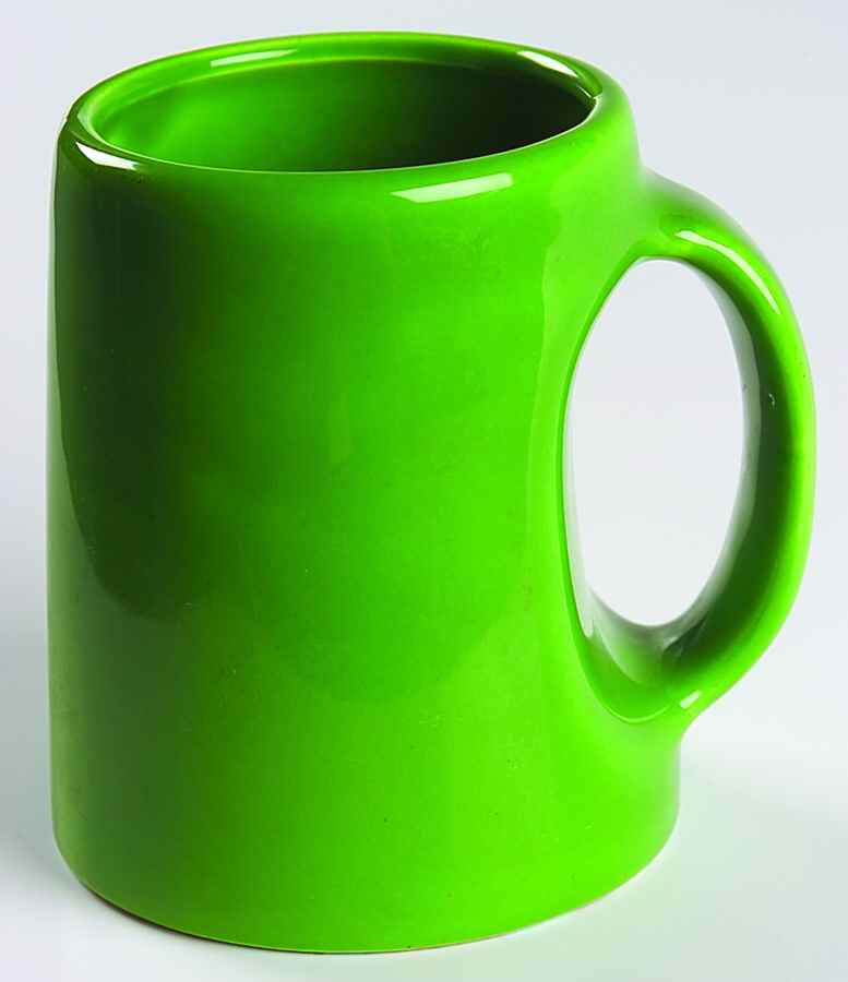 Quadrille Green (Earthenware) Mug by Fitz & Floyd-1