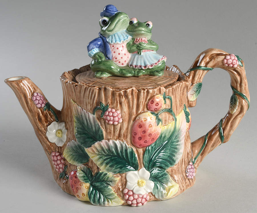 Hat Party Teapot & Lid by Fitz & Floyd-1