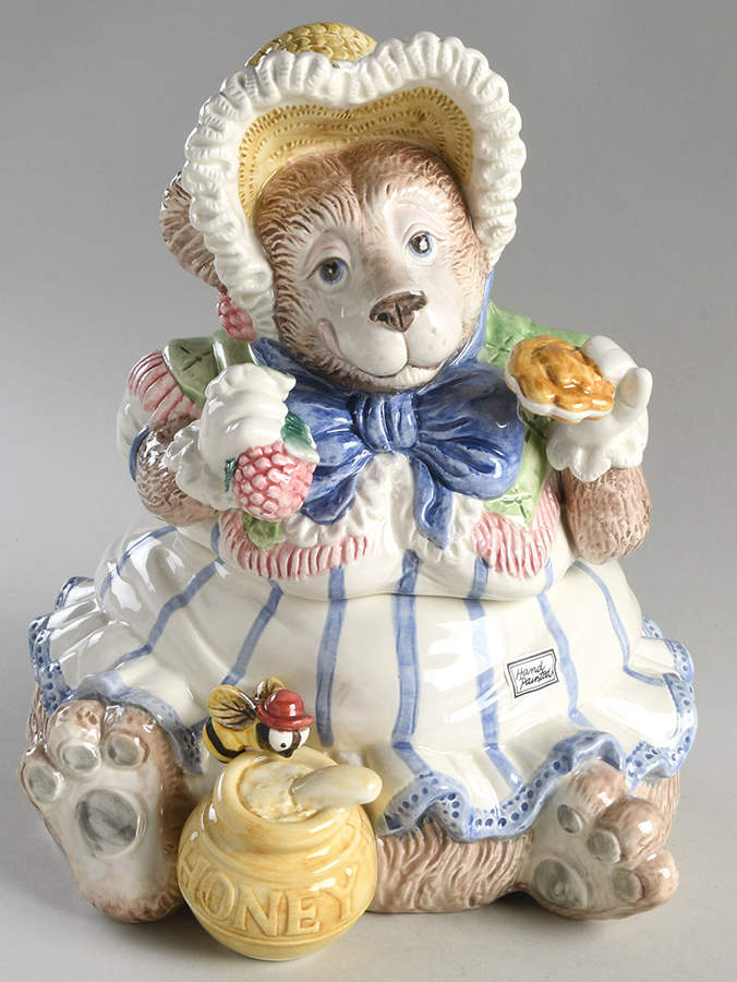 Hat Party Cookie Jar & Lid by Fitz & Floyd-1