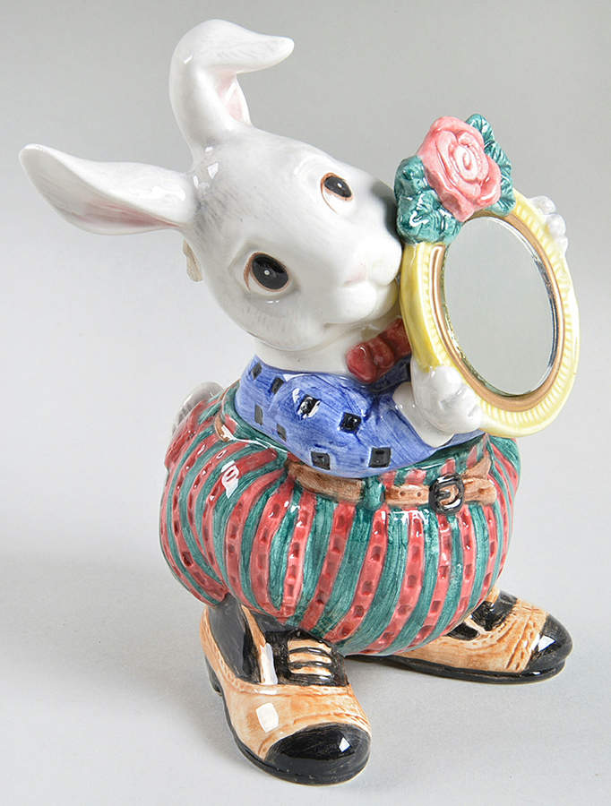 Cotton Tailors Figural Sugar Bowl & Lid by Fitz & Floyd-1
