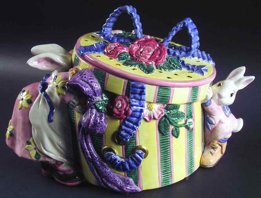 Cotton Tailors Cookie Jar & Lid by Fitz & Floyd-1
