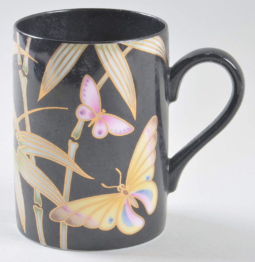 Bamboo and Butterfly Mug by Fitz & Floyd-1