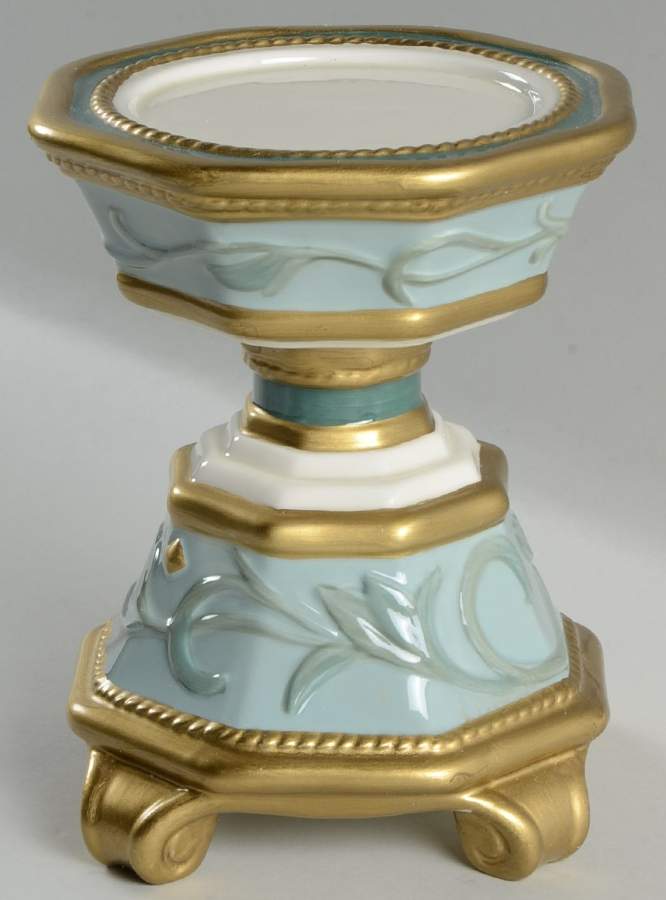 Clairmont 4" Pillar Candleholder by Fitz & Floyd-1