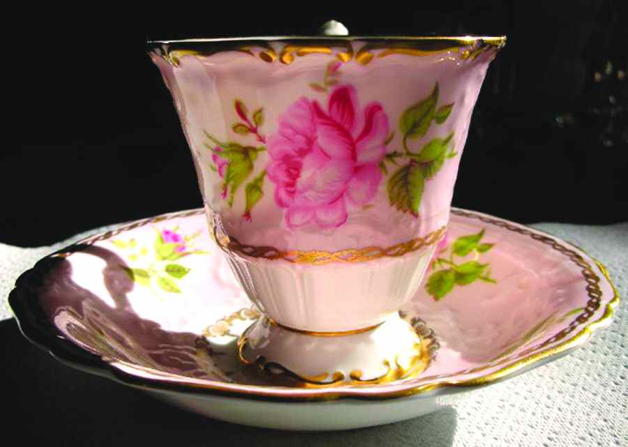 314217 Footed Cup & Saucer Set by Foley-1
