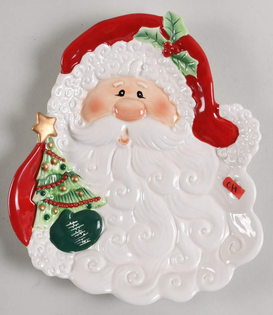 Merry Christmas Canape Plate by Fitz & Floyd-1