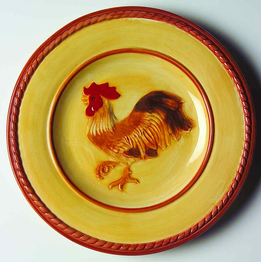 Gallo de Oro Salad Plate by Fitz & Floyd-1