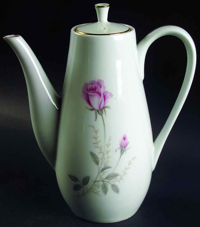 Sylvia Coffee Pot & Lid by Fine China of Japan-1