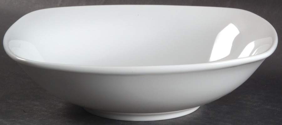 Gourmet White Square Cereal Bowl by Fitz & Floyd-1