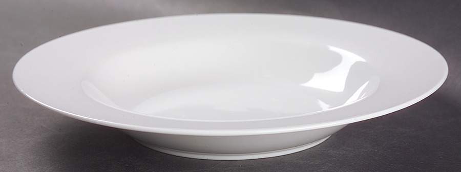 Gourmet White Rim Soup Bowl by Fitz & Floyd-1