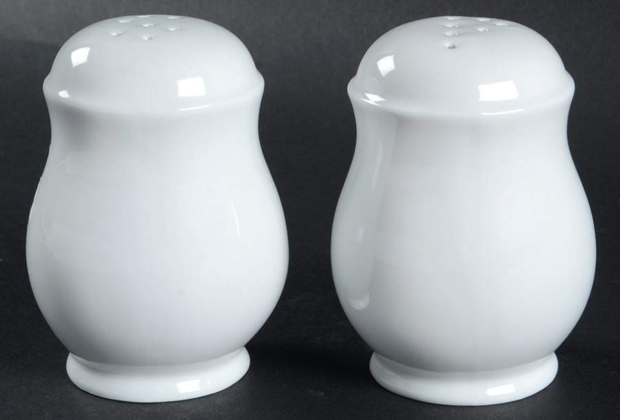 Gourmet White Stove Top Salt & Pepper Set by Fitz & Floyd-1