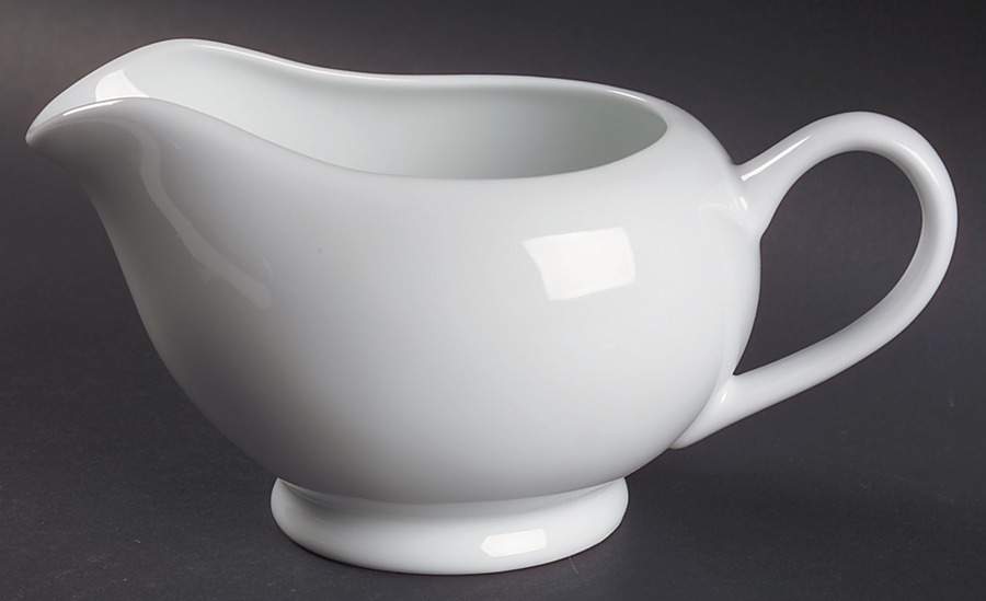 Gourmet White Gravy Boat by Fitz & Floyd-1