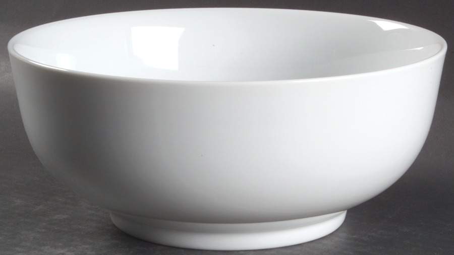 Gourmet White 8" Round Deep Bowl by Fitz & Floyd-1