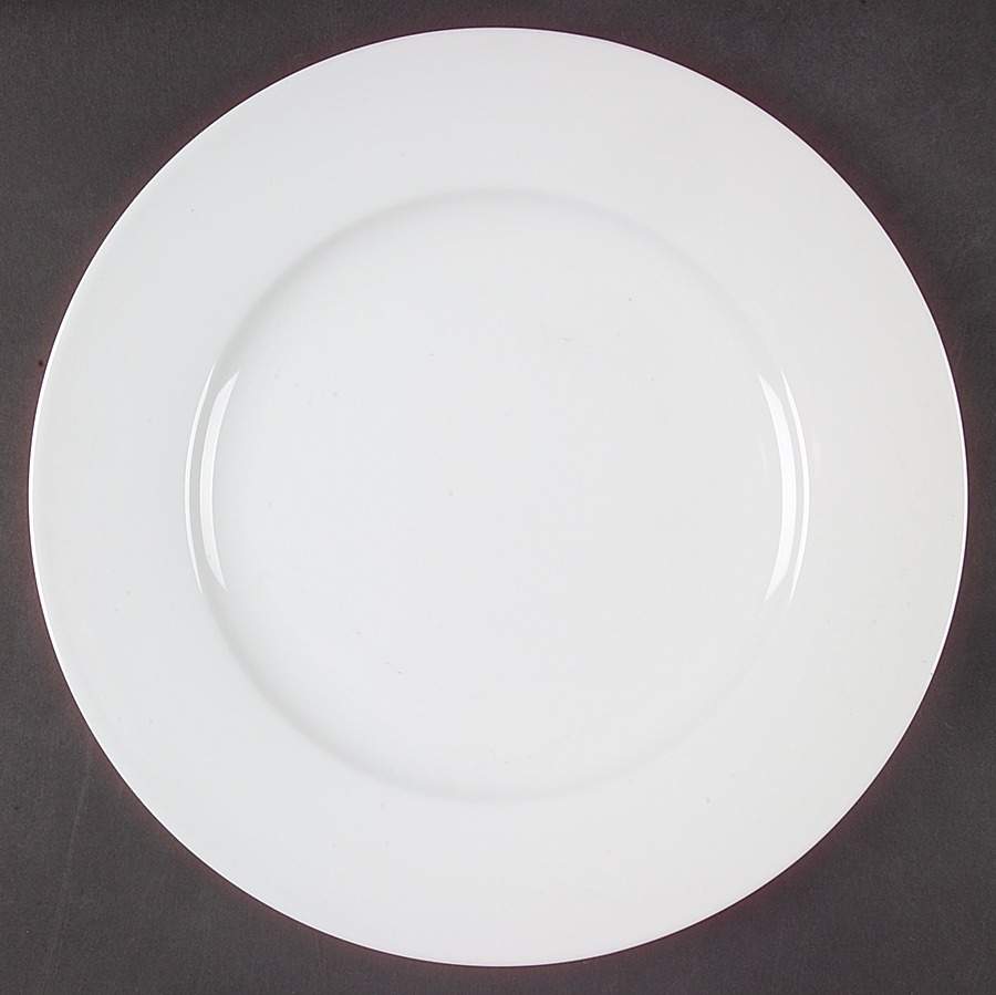 Gourmet White 12" Chop Plate (Round Platter) by Fitz & Floyd-1