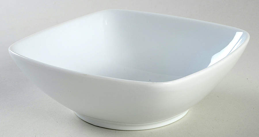 Gourmet White Square Cereal Bowl by Fitz & Floyd-1