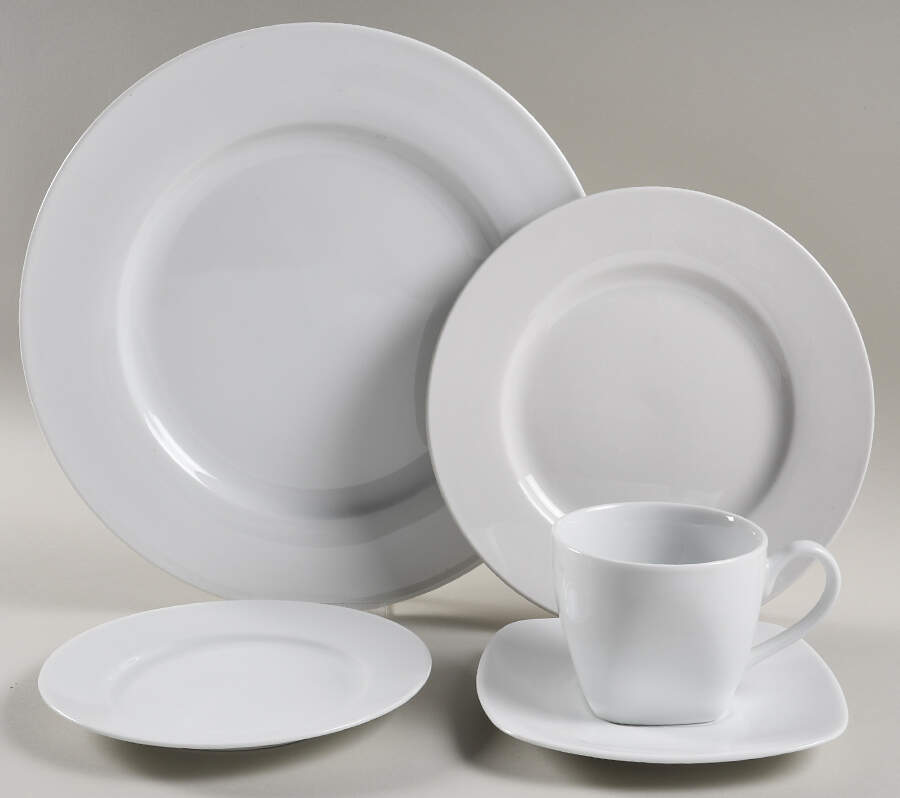 Gourmet White 4 Piece Place Setting by Fitz & Floyd-1