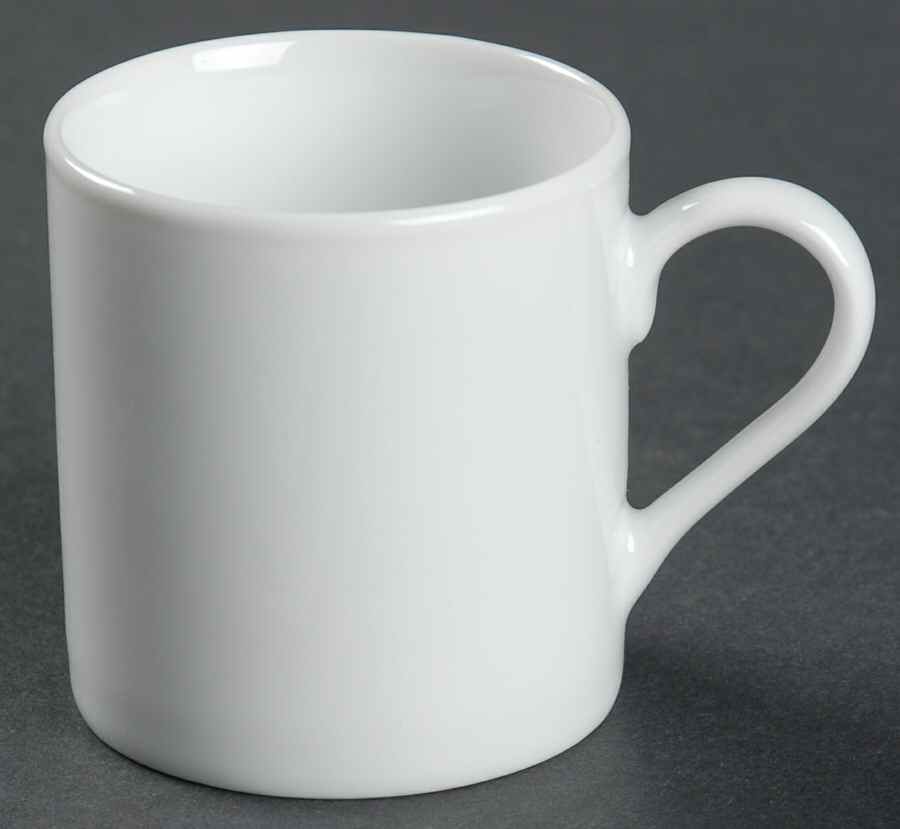 Gourmet White Flat Demitasse Cup by Fitz & Floyd-1