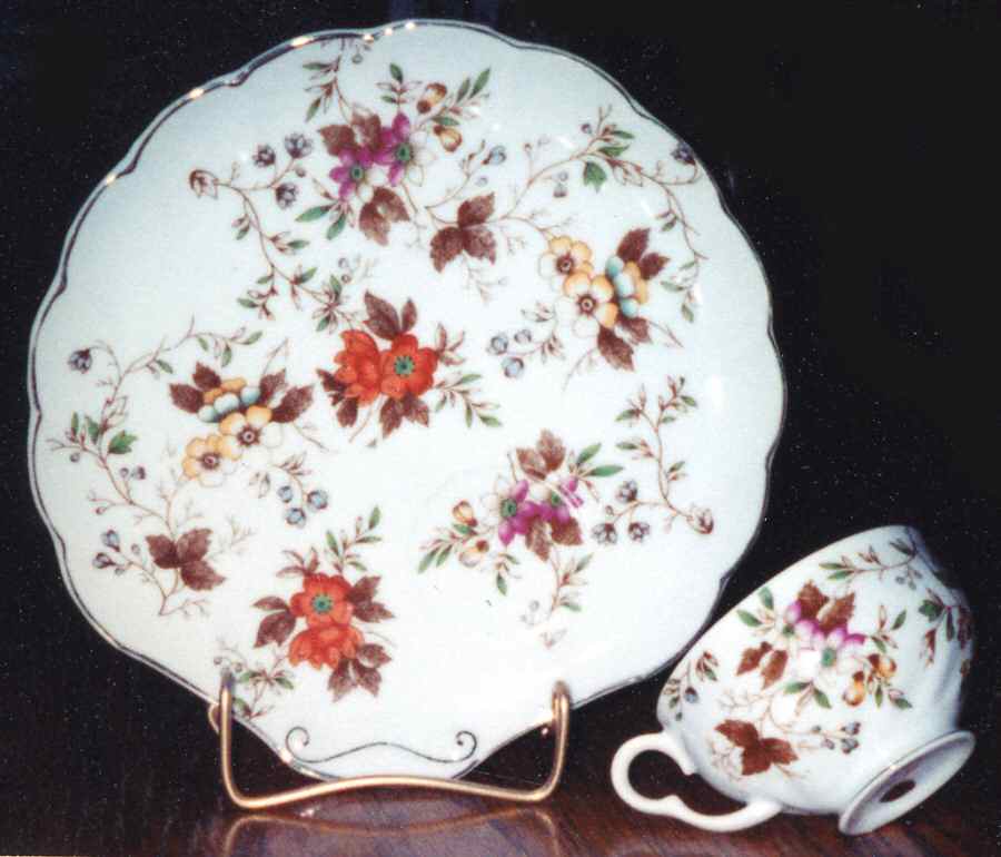 Autumn Glory Snack Plate & Cup Set by Japan-1