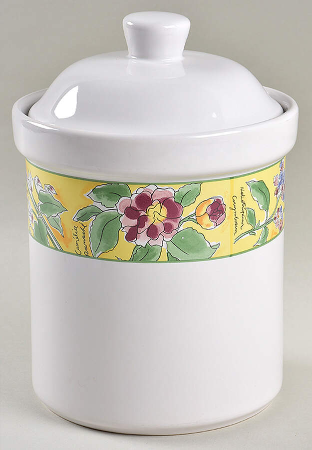 Creme Brulee Extra Large Canister & Lid by Furio-1