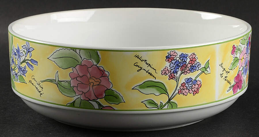 Creme Brulee 9" Round Vegetable Bowl by Furio-1