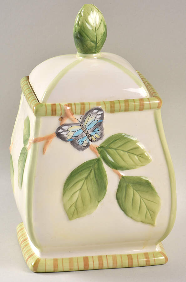 Sommer Hill Small Canister & Lid by Fitz and Floyd-1