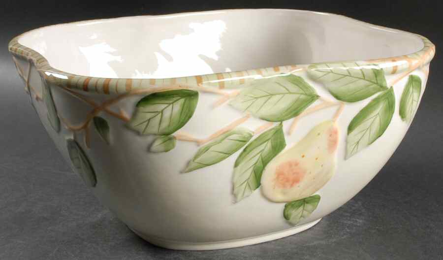 Sommer Hill 11" Large Square Salad Serving Bowl by Fitz & Floyd-1