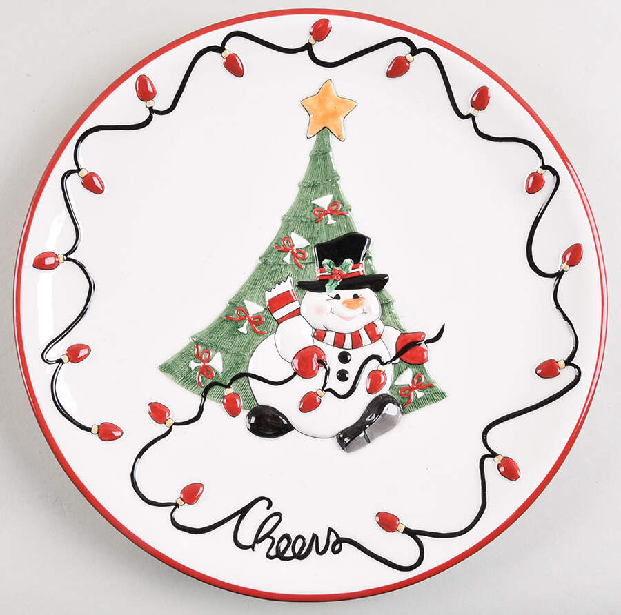 Cheers 12" Chop Plate (Round Platter) by Fitz & Floyd-1