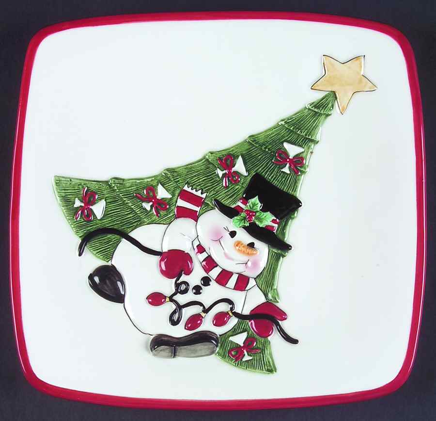 Cheers Square Snack Plate by Fitz & Floyd-1