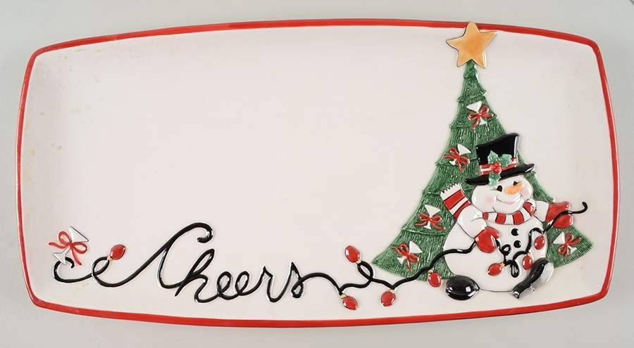Cheers 16" Oval Serving Platter by Fitz & Floyd-1