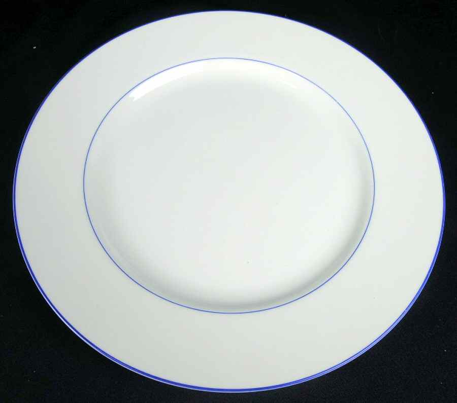 FIT44 Blue 12" Chop Plate (Round Platter) by Fitz & Floyd-1
