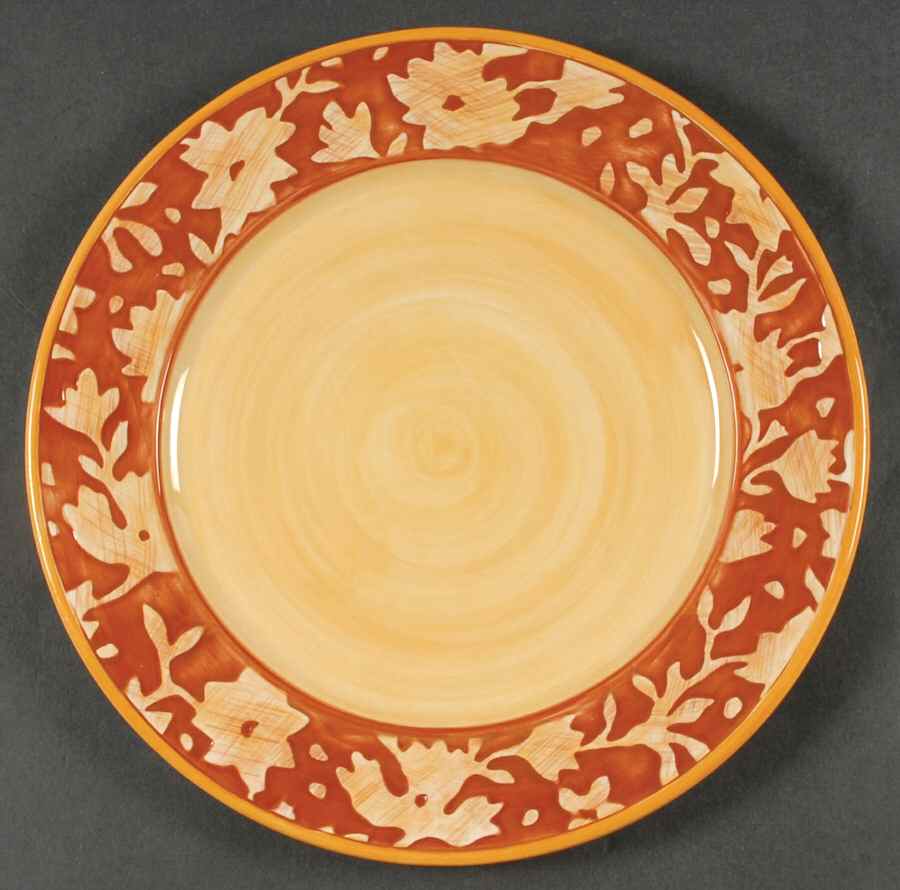 Del Vino Flowers Dinner Plate by Fitz & Floyd-1
