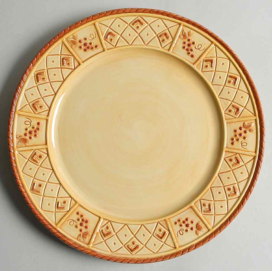 Del Vino Trellis Dinner Plate by Fitz & Floyd-1