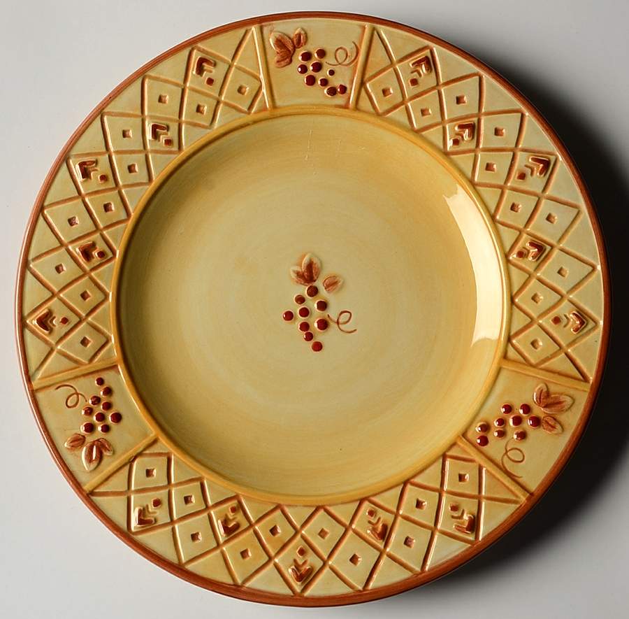 Del Vino Trellis Salad/Dessert Plate by Fitz & Floyd-1