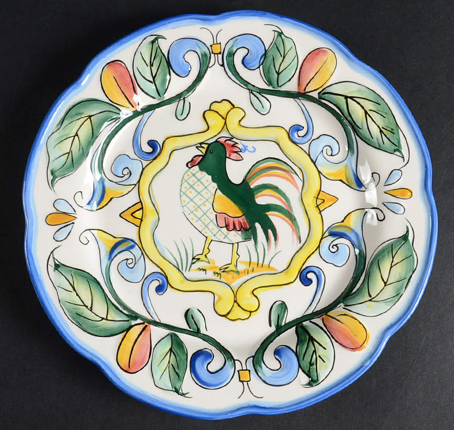 Ricamo Motif Salad/Dessert Plate by Fitz & Floyd-1