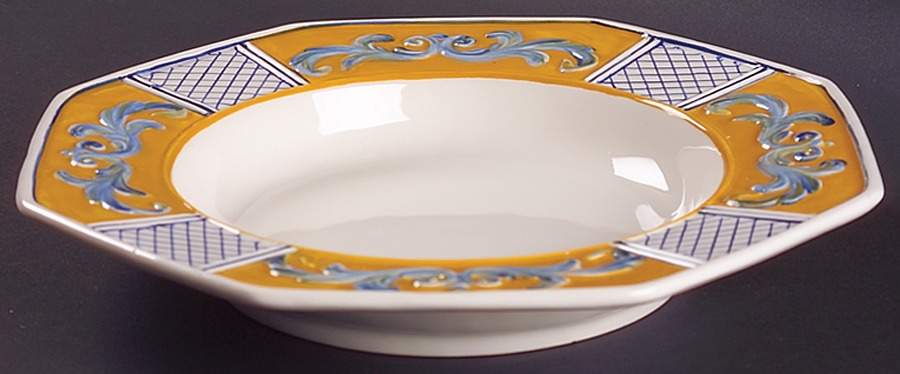 Ricamo Trattoria 10" Individual Pasta Bowl by Fitz & Floyd-1