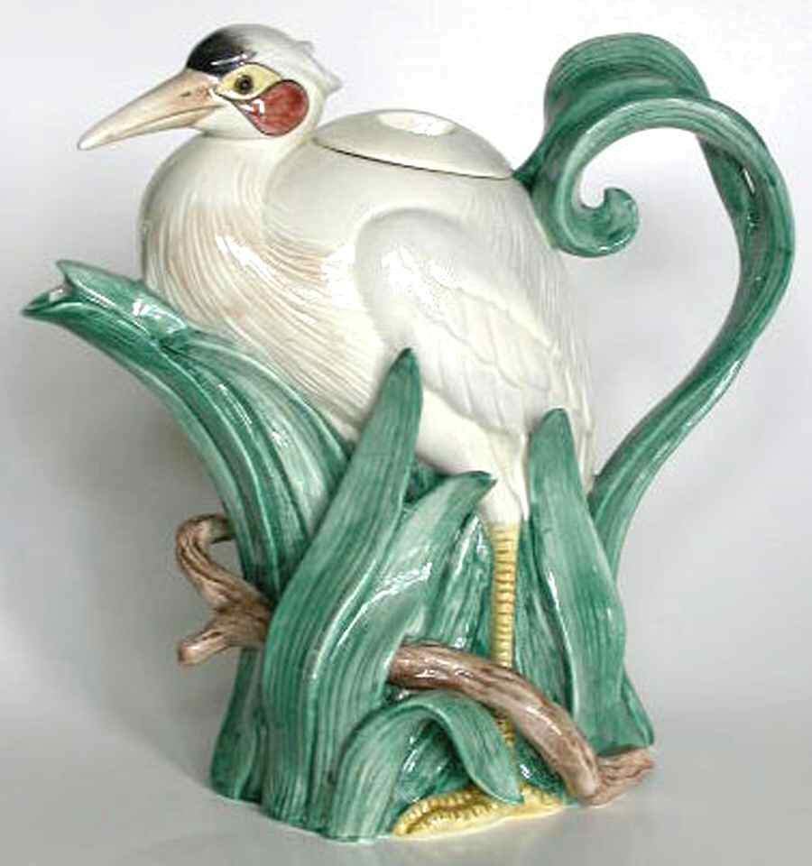 Marsh Egrets Teapot & Lid by Fitz & Floyd-1