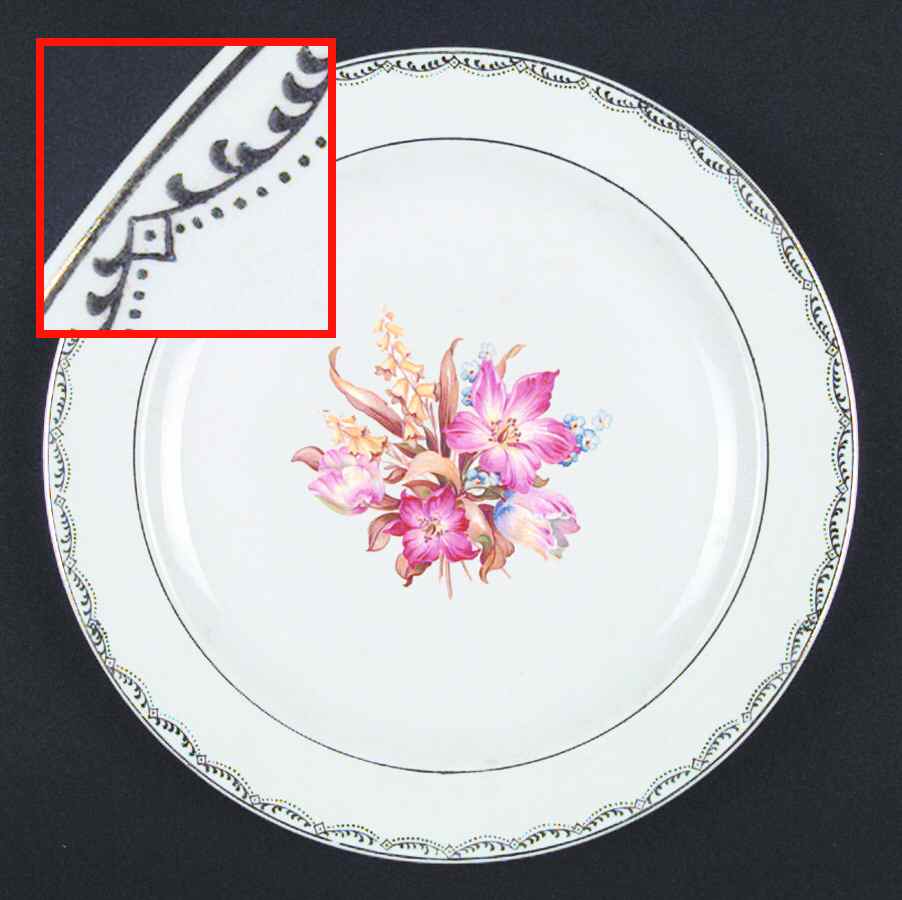 FSX141 Dinner Plate by French Saxon-1