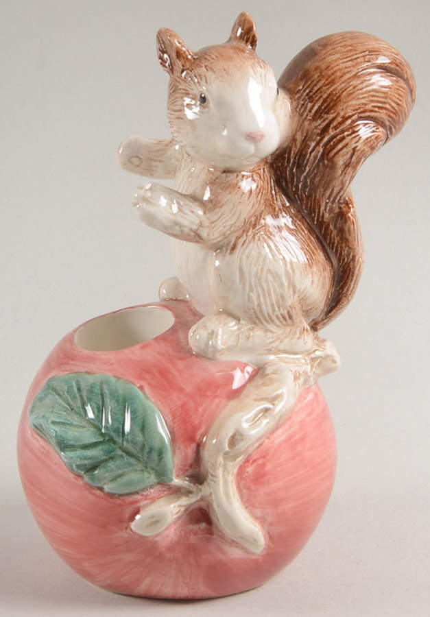 Hardwood Forest Figural Candlestick by Fitz & Floyd-1