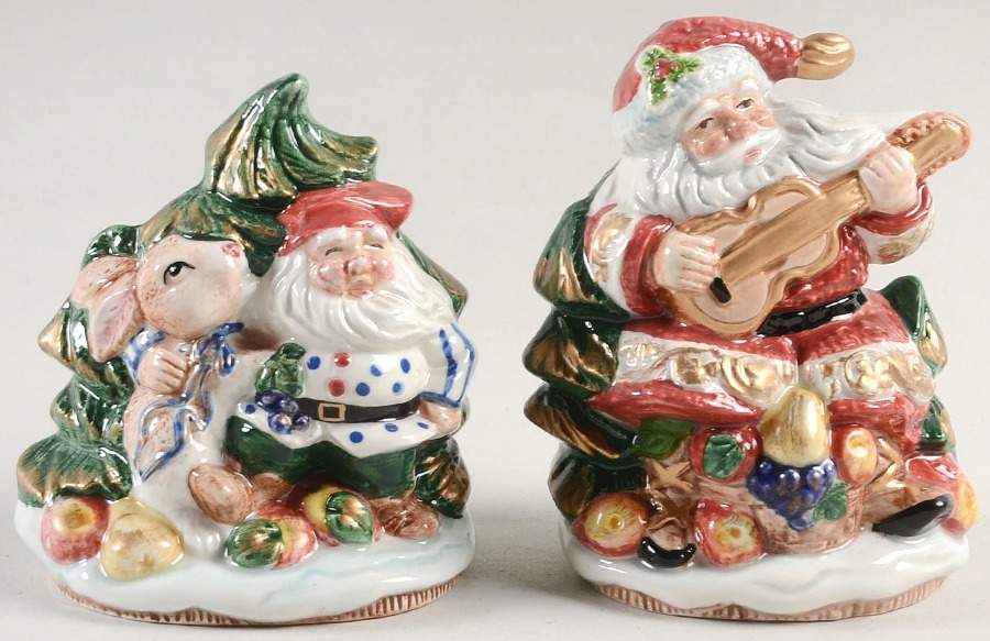 Forest Festival Salt & Pepper Set by Fitz & Floyd-1