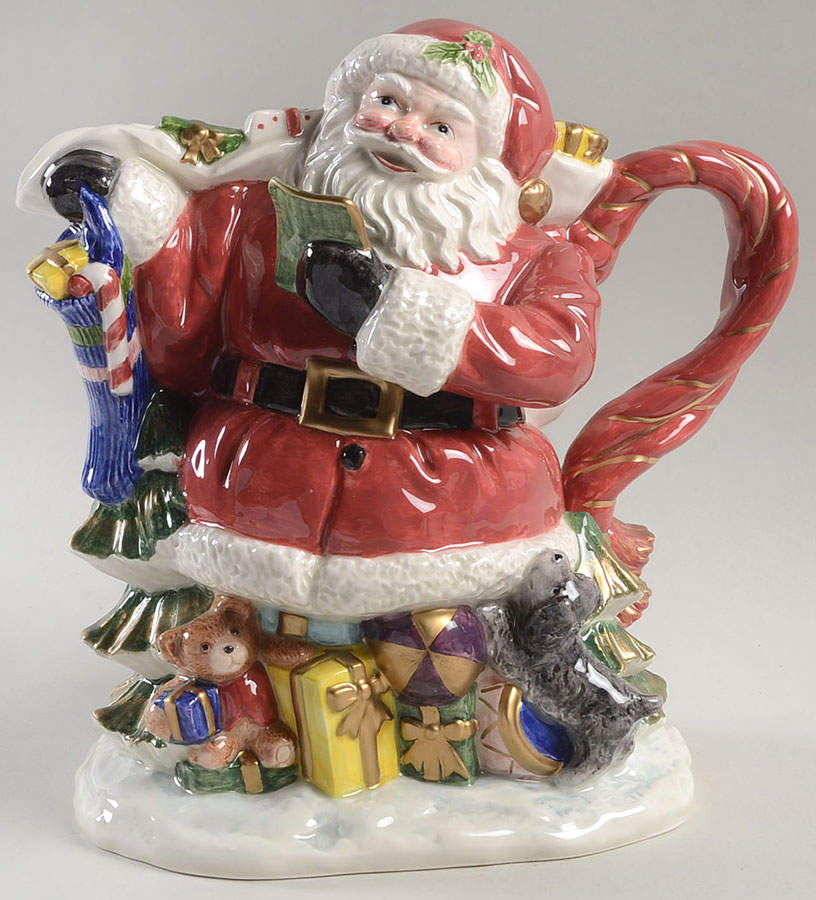 Toyland Santa 64 Oz Pitcher by Fitz & Floyd-1