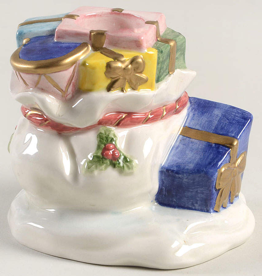 Toyland Santa 3" Candlestick by Fitz & Floyd-1