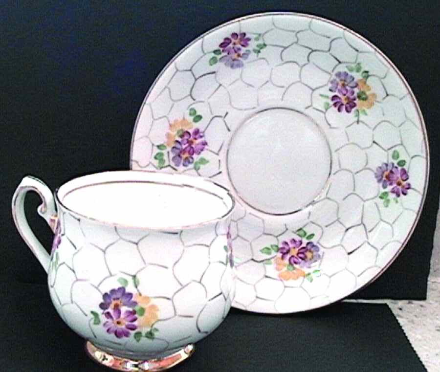 FTH8 Footed Cup & Saucer Set by Thomas Forester & Sons-1