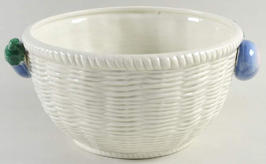 Garden Basket 8" Salad Serving Bowl by Fitz & Floyd-1